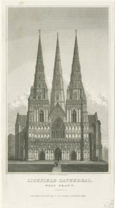 Lichfield Kathedrale - Westfront
