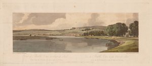 Eine Auswahl von zwanzig der malerischsten Ansichten in Paris: Blick auf Belle Vue & Pont de Sèvres von Thomas Girtin