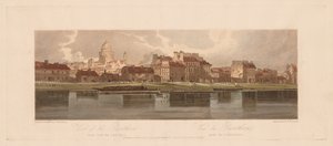 Eine Auswahl von zwanzig der malerischsten Ansichten in Paris: Blick auf das Pantheon, 1803
