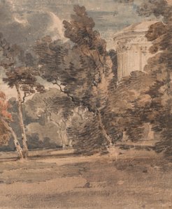 Ein Tempel im Harewood Park, ca. 1798