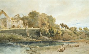 Bolton Abbey, Yorkshire von Thomas Girtin
