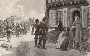 Sir Richard Fanshawe als Gefangener am Charing Cross von Thomas Hamilton Crawford