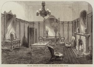 Der Ball der Honourable Artillery Company, das Boudoir der Prinzessin von Wales
