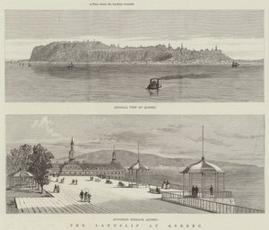 Der Erdrutsch in Quebec von Thomas Harrington Wilson