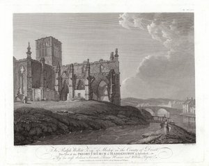 Prioratskirche in Haddington von Thomas Hearne