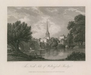 Die Nordseite der Wallingford Bridge von Thomas Hearne