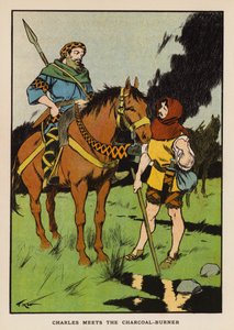 Charles trifft den Köhler von Thomas Heath Robinson