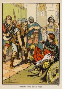 Den Fuß des Königs küssen von Thomas Heath Robinson