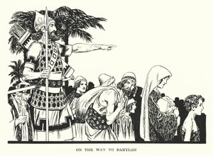 Auf dem Weg nach Babylon von Thomas Heath Robinson