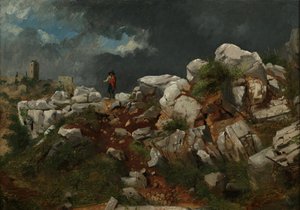 Italienische Landschaft von Thomas Hicks
