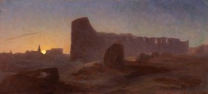 Blick auf das römische Kolosseum bei Sonnenuntergang, Italien von Thomas Hiram Hotchkiss