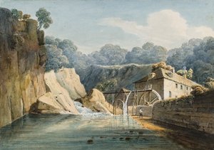 Aberdulais Mühle von Thomas Hornor