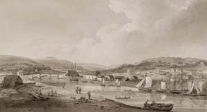 Neath, von der Südseite des Flusses von Thomas Hornor