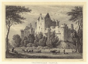 Craigmillar Castle (Gravur) von Thomas Hosmer (after) Shepherd