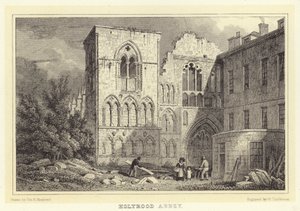Holyrood Abtei von Thomas Hosmer (after) Shepherd