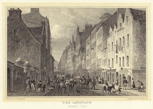 Die Canongate, Blick nach Westen