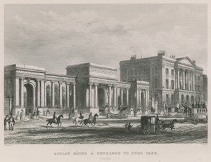 Apsley House und Eingang zum Hyde Park von Thomas Hosmer Shepherd