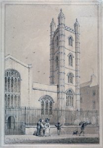 Kirche St. Mary Aldermary, City of London von Thomas Hosmer Shepherd