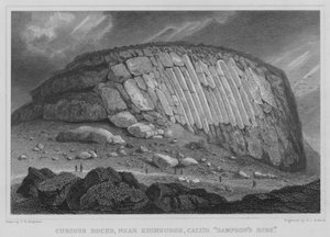 Kuriose Felsen, nahe Edinburgh, genannt Sampson