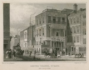 Exeter Change, The Strand, London von Thomas Hosmer Shepherd