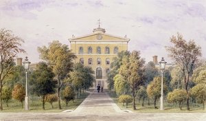 Gouverneurshaus, Tothill Fields New Prison von Thomas Hosmer Shepherd