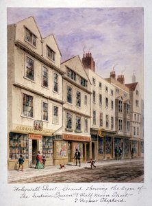 Holywell Street, Westminster, London, ca. 1853