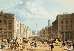 Lower Regent Street, veröffentlicht von Ackermann, ca. 1835 von Thomas Hosmer Shepherd