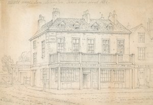 The Angel Inn, Islington von Thomas Hosmer Shepherd