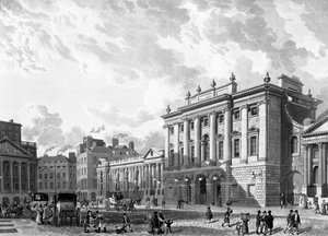 Die Bank von England, graviert von D. Havell von Thomas Hosmer Shepherd