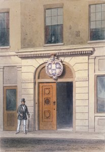 Der Eingang zur Talgkerzenmacherhalle, 19. Jahrhundert