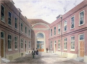 Der innere Hof von Girdlers Hall Basinghall Street, 1853