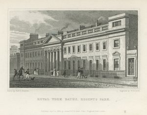 Die Royal York Bäder auf der York Terrace von Thomas Hosmer Shepherd