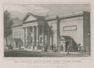Die Russell Institution, Great Coram Street, London von Thomas Hosmer Shepherd