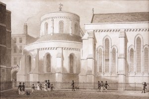 Die Temple Church, restauriert von Thomas Hosmer Shepherd