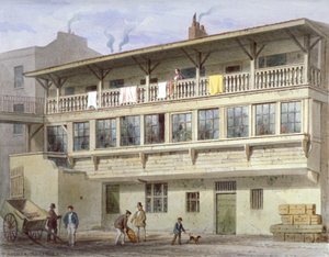 Das Weiße Bären Gasthaus in Piccadilly, Westminster, London, 1856