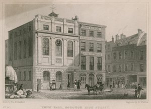 Rathaus, Borough High Street, Southwark, London von Thomas Hosmer Shepherd