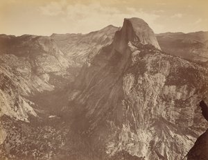 Der Half Dome vom Glacier Point, Yosemite von Thomas Houseworth and Company