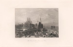 Kanal der Loire und Cher, in der Nähe von Tours von Thomas Jeavons