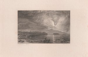 Vesuv in Eruption von Thomas Jeavons