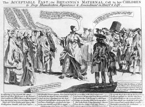 Das akzeptable Fasten: Oder, Britannias mütterlicher Ruf an ihre Kinder zur tiefen Demütigung, Reue und Besserung im Herzen und Leben, 1756 von Thomas Kitchin