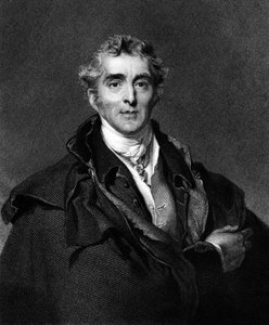 Arthur Wellesley, Herzog von Wellington (1769-1852) britischer Politiker und Offizier (Stich) von Thomas Lawrence