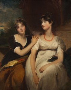 Porträt von Charlotte und Sarah Carteret-Hardy, 1801 von Thomas Lawrence