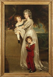 Porträt von Mrs. Annesley mit ihren zwei Kindern von Thomas Lawrence