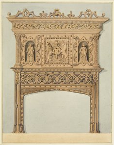 Kamin im Großen Raum der Münze, jetzt St. Peter