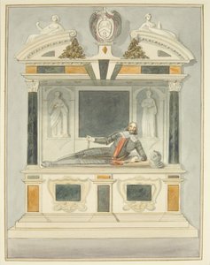 Abbild von Sir Charles Vaughan in der Kathedrale von Bristol von Thomas Leeson the Elder Rowbotham