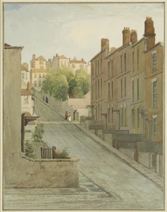 Montague Street und Häuser auf Kingsdown