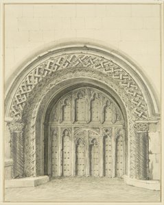 Kleineres gewölbtes Tor neben dem Dekanat der Kathedrale von Bristol von Thomas Leeson the Elder Rowbotham