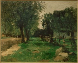 Dorfstraße von Thomas Ludwig Herbst