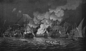 Die Verteidigung von Gibraltar, ca. 1785 von Thomas Luny
