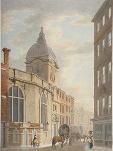 Kirche von St. Benet Fink, Threadneedle Street, City of London, 1797
